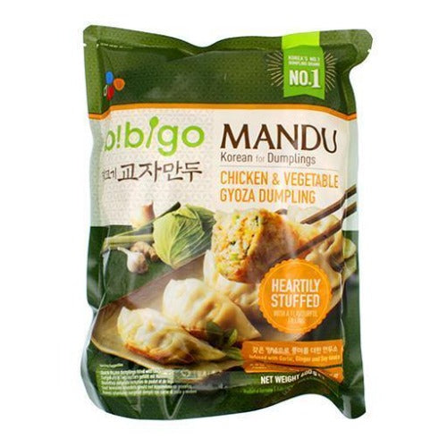 Bibigo chicken & vegetable dumpling 600g - K-Mart