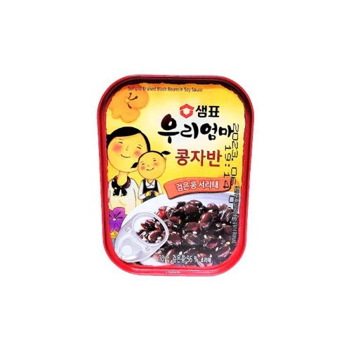 Black beans in soy sauce can 70g - K-Mart