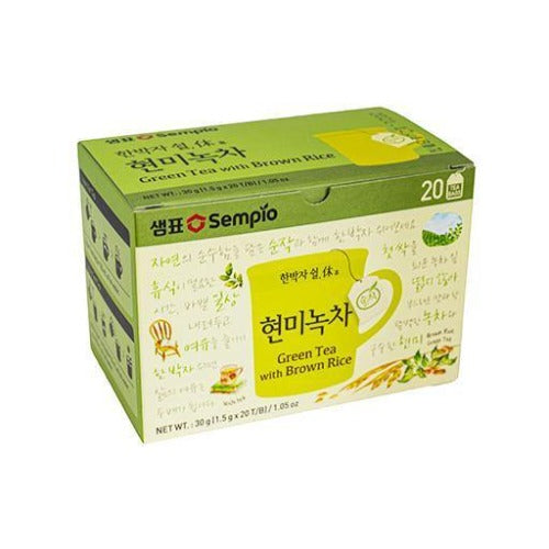 Green tea with brown rice 30g - K-Mart