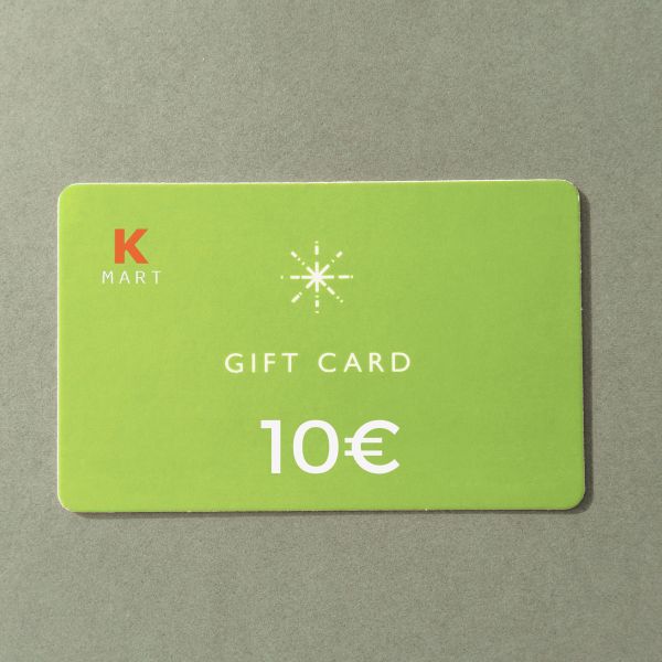 on line k mart gift card 10€