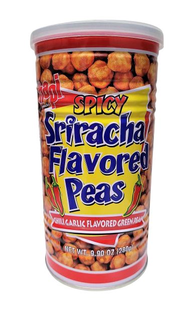 Spicy sriracha flavored peas chili garlic flavored green peas 280g - K-Mart