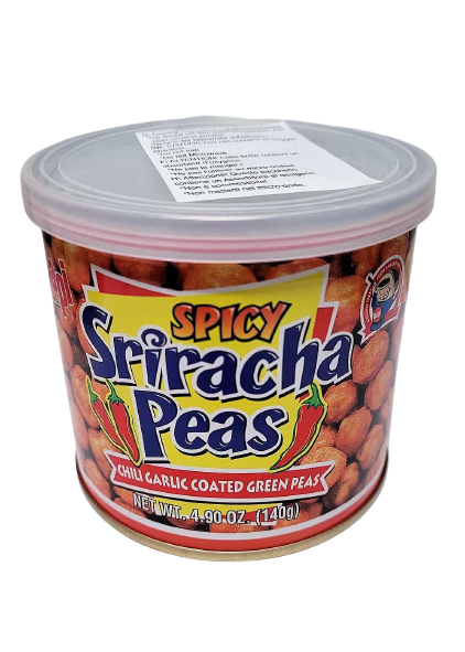 Spicy sriracha flavored peas chili garlic flavored green peas 140g - K-Mart