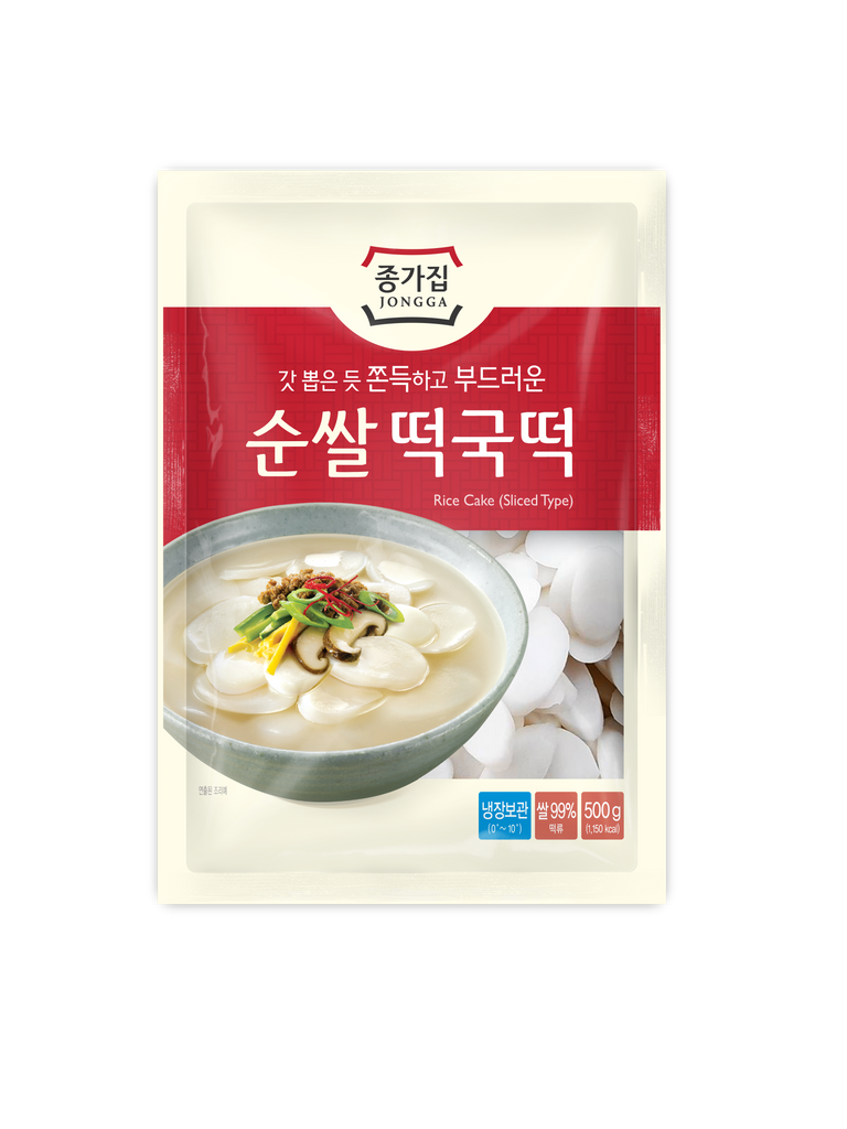 Jongga rice cake sliced type 500g - K-Mart