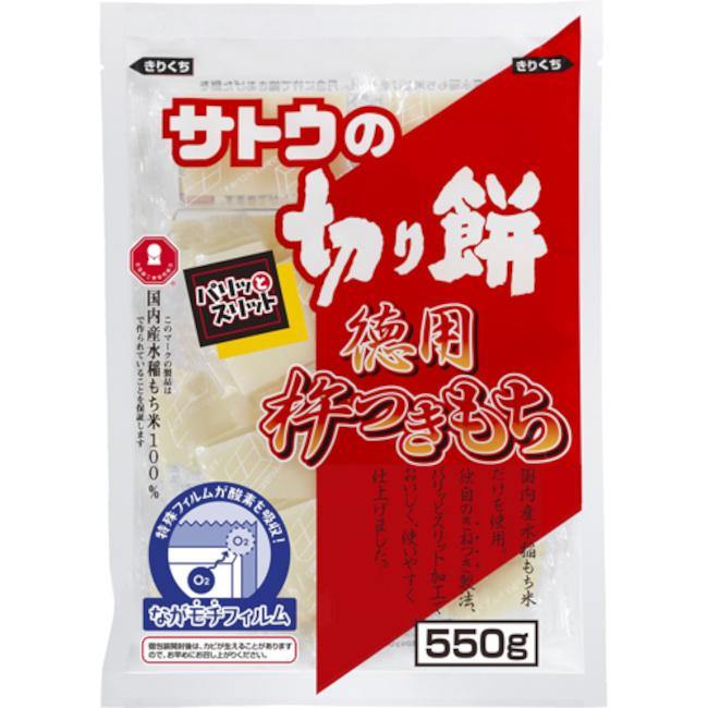 Square cut mochi rice cake 550g - K-Mart