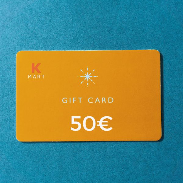 on line k mart gift card 50€